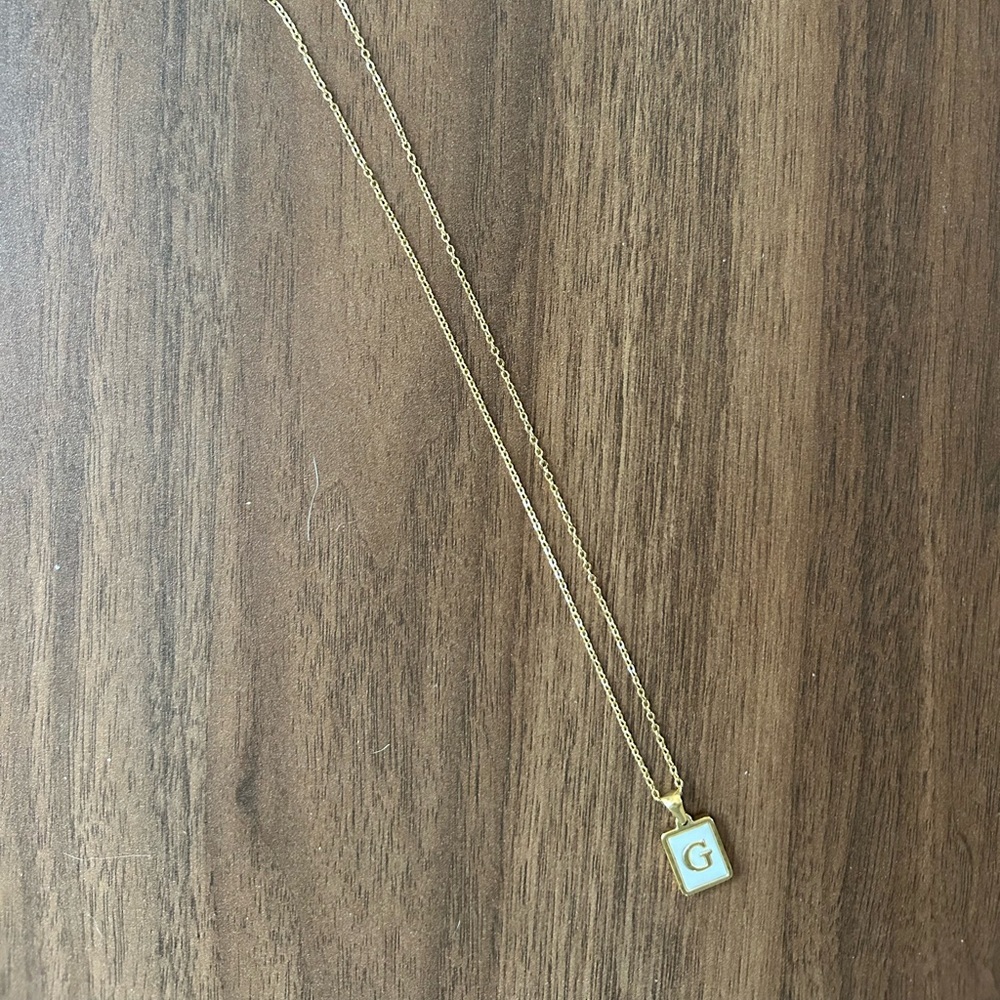 Gold-Tone Women’s Pendant Necklace - Classic Minimalist